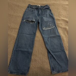 Abercrombie 90s Relaxed Jean High Rise Curve Love 30 Regular